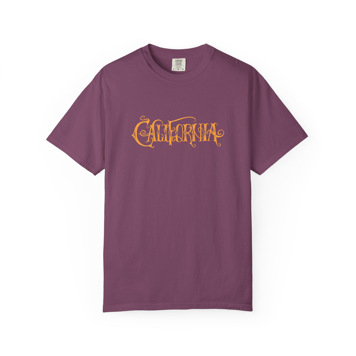 t-shirt with floral heart design on a white background
