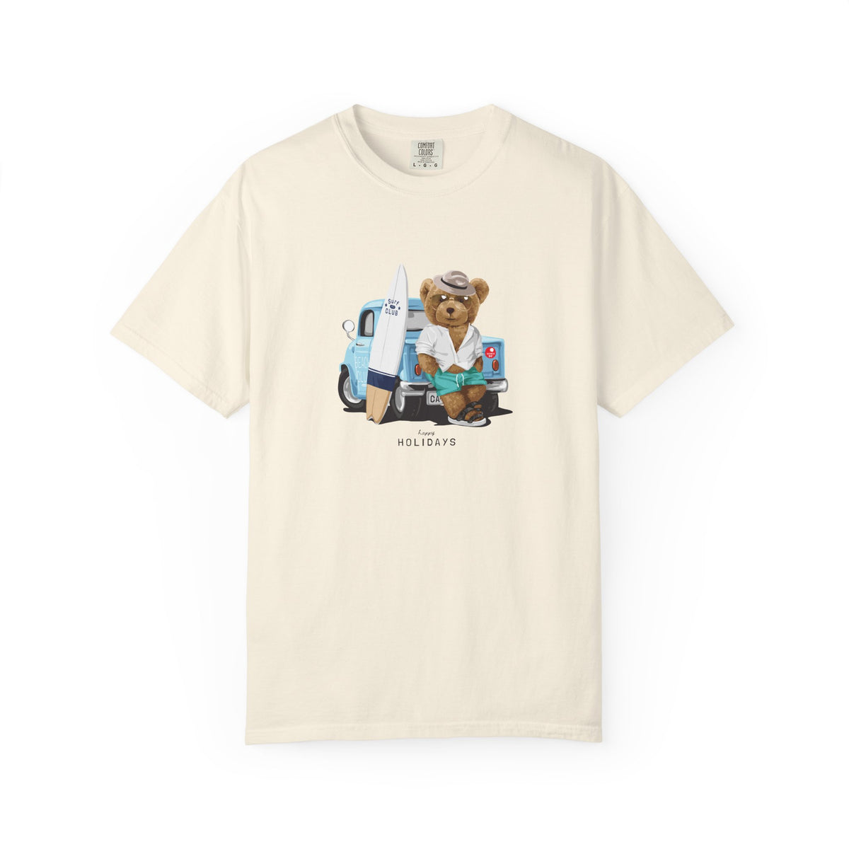 Bear vacation graphic t-shirt
