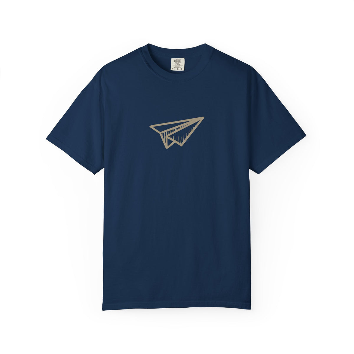 Retro paper airplane graphic t-shirt