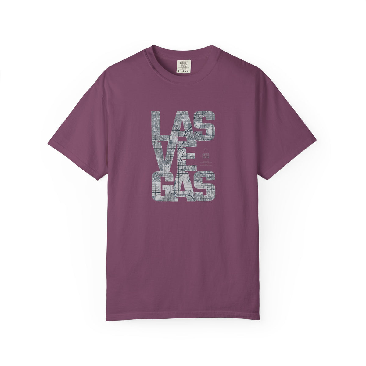 Las vegas vintage block tee