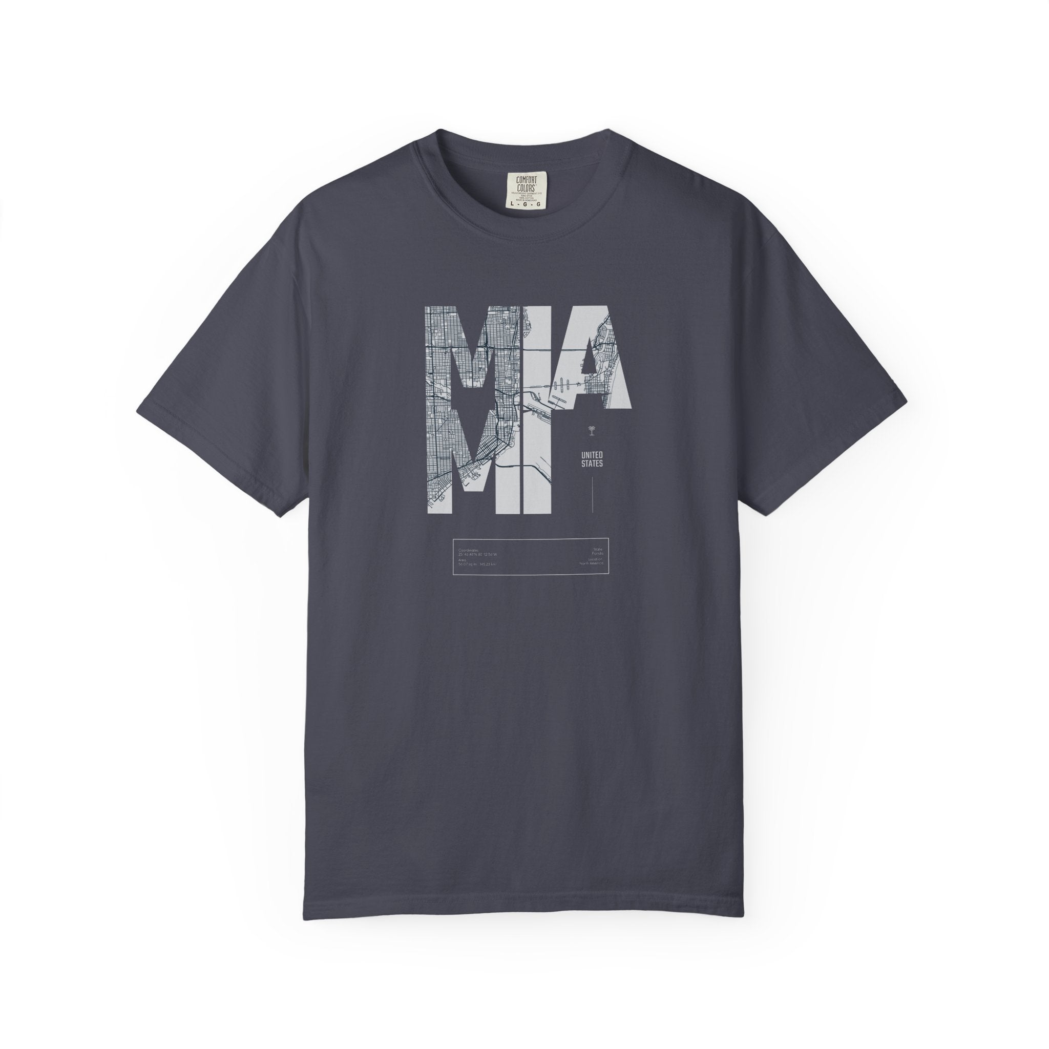 Mia surf photo graphic t-shirt