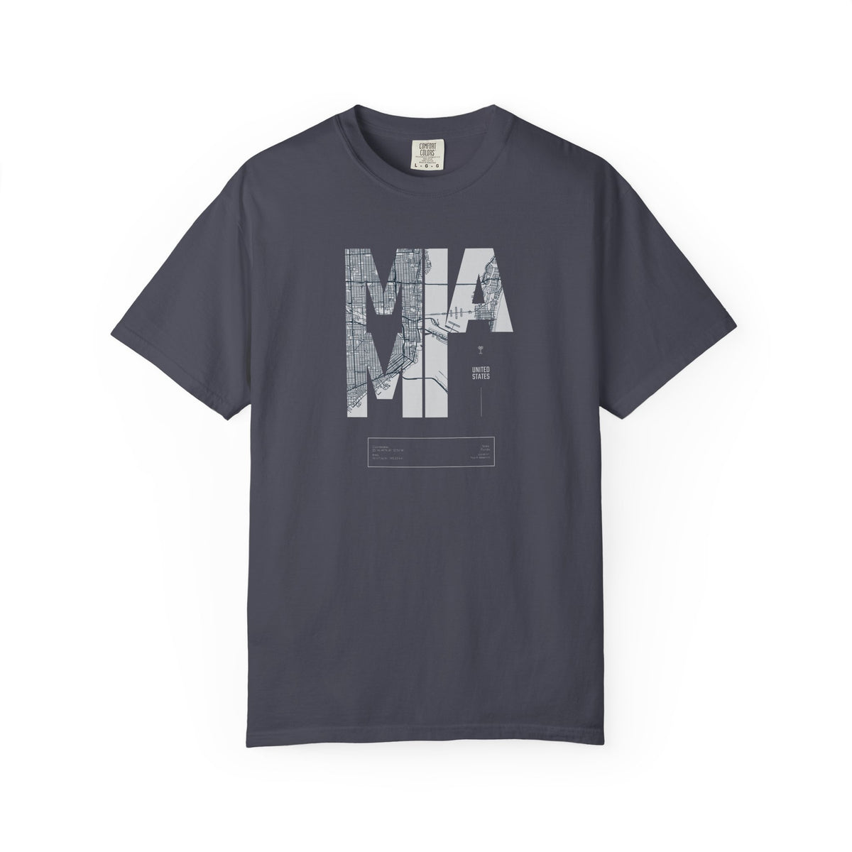 Mia surf photo graphic t-shirt