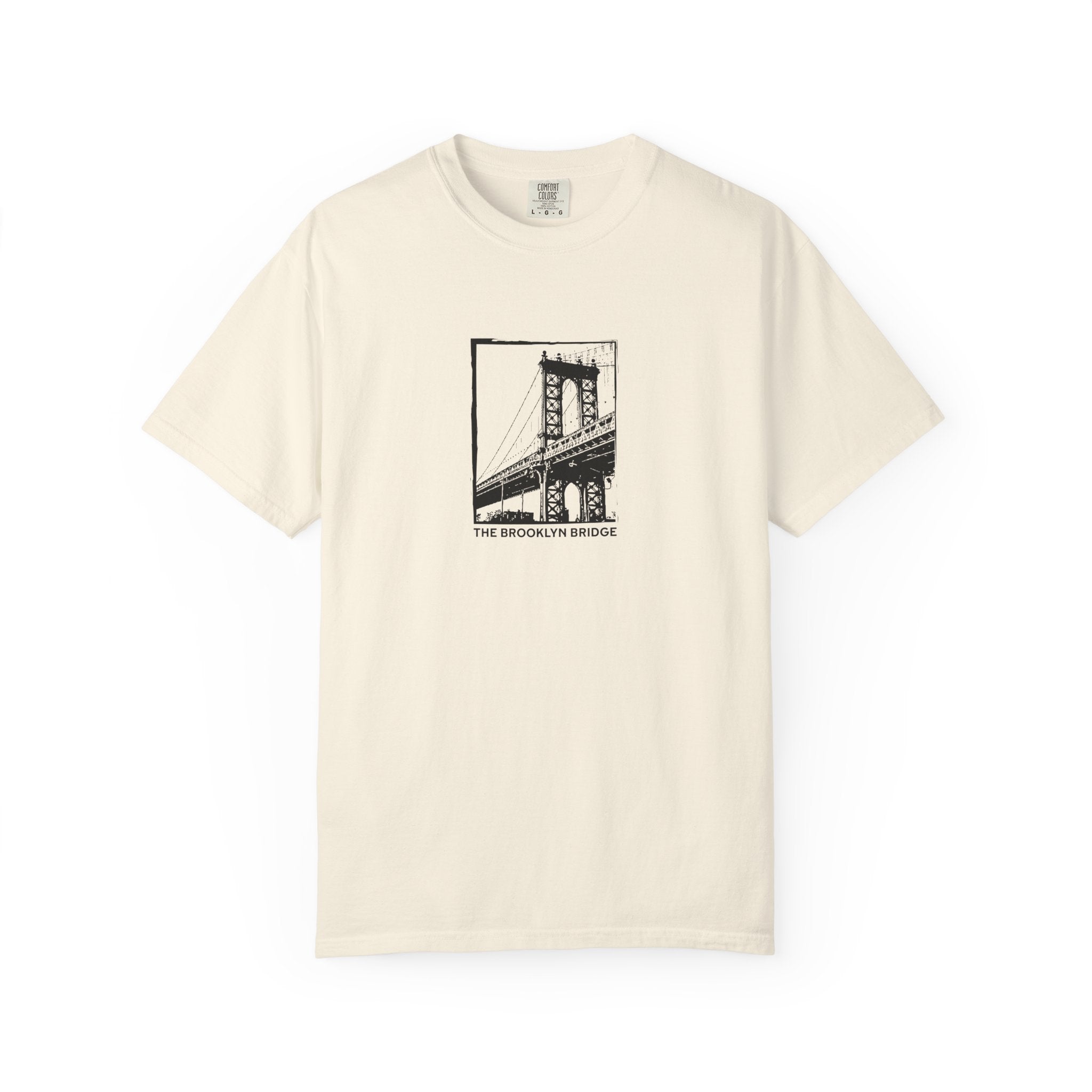 Brooklyn bridge sketch graphic t-shirt