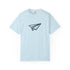 Paper airplane wanderlust graphic t-shirt