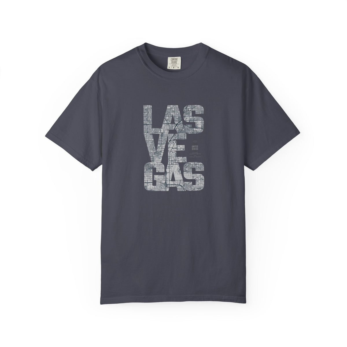 Las vegas vintage block tee