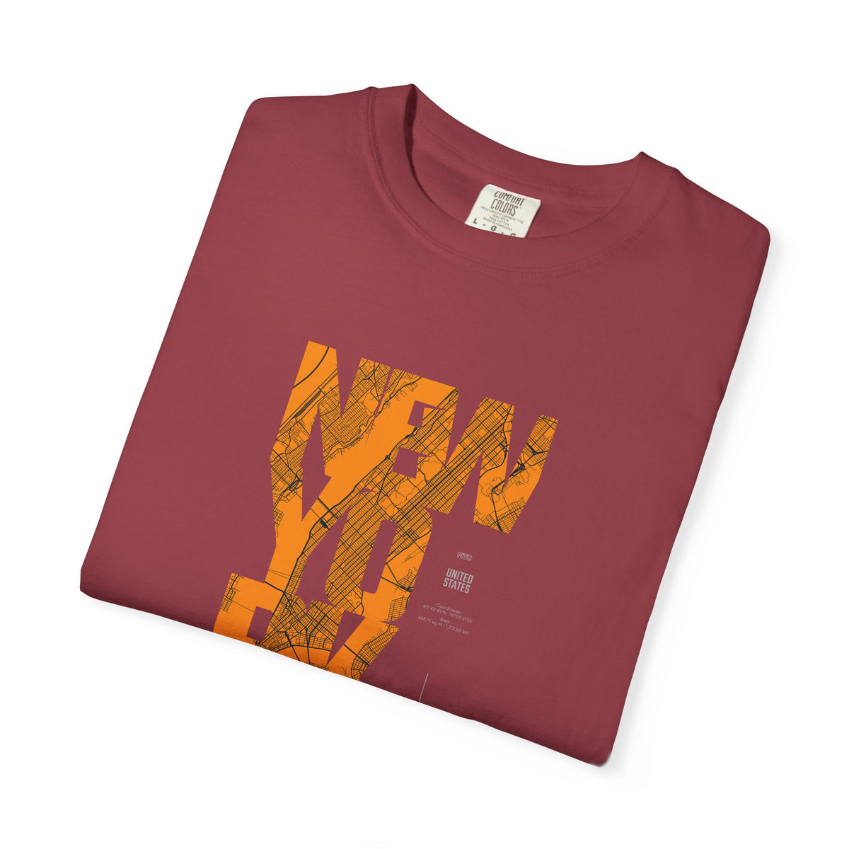 New York Typography Tee Printify