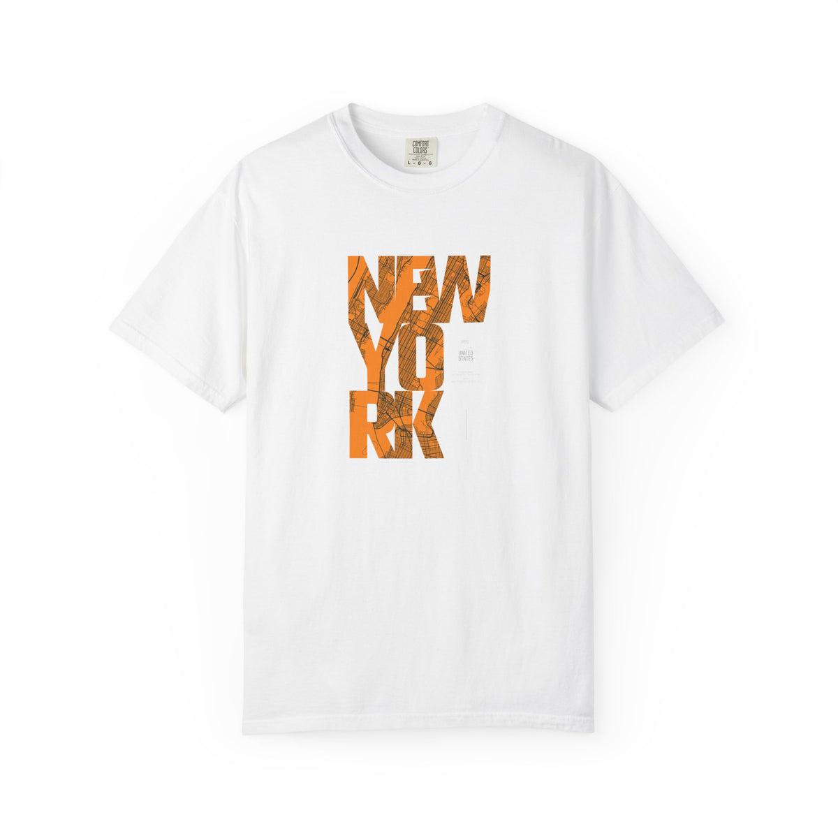New york typography tee