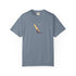 Blue windsurfing sunset graphic t-shirt