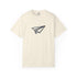 Paper airplane wanderlust graphic t-shirt