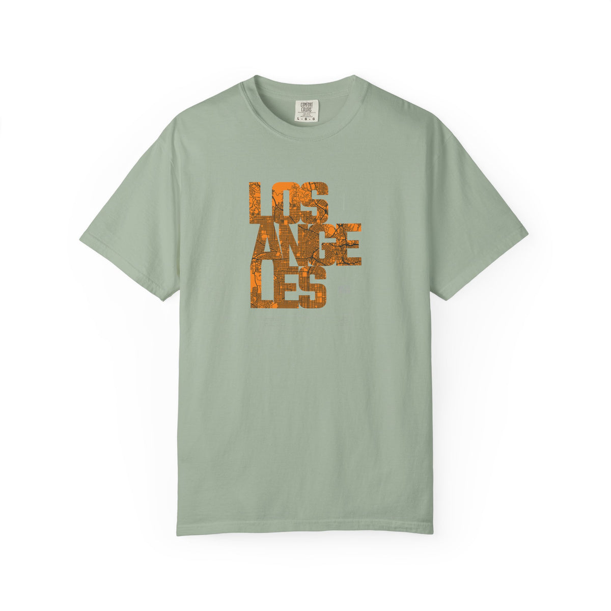 Los angeles text graphic t-shirt