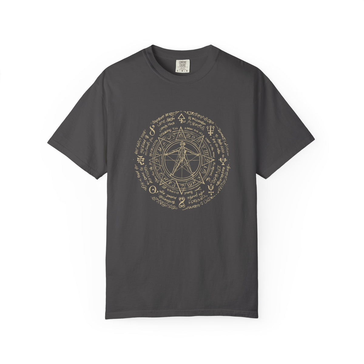 Alchemy circle occult graphic t-shirt
