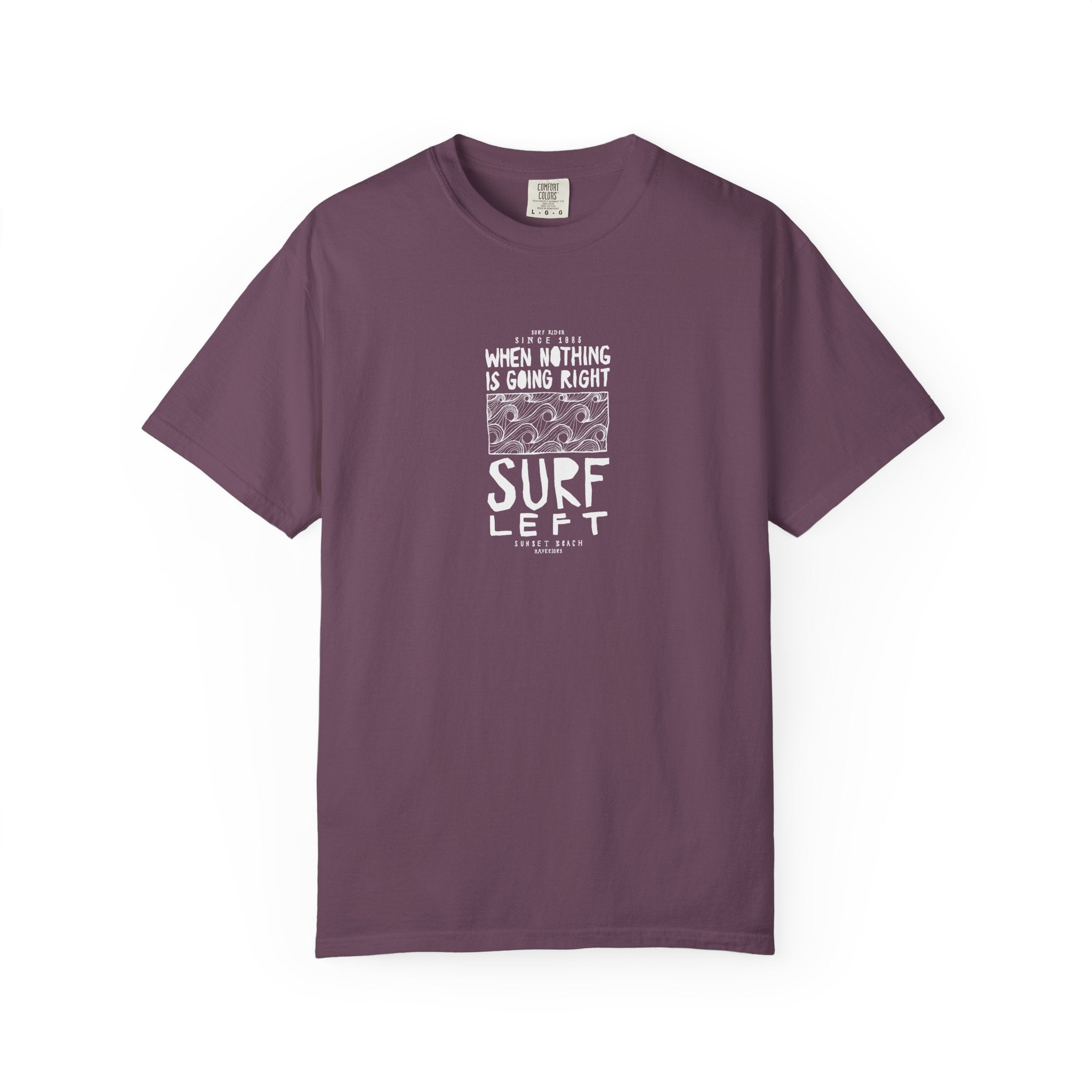 Surf left vintage graphic t-shirt