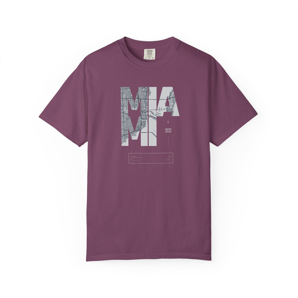 Mia surf photo graphic t-shirt