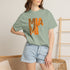 MIA MI Retro Block Graphic T-Shirt Printify