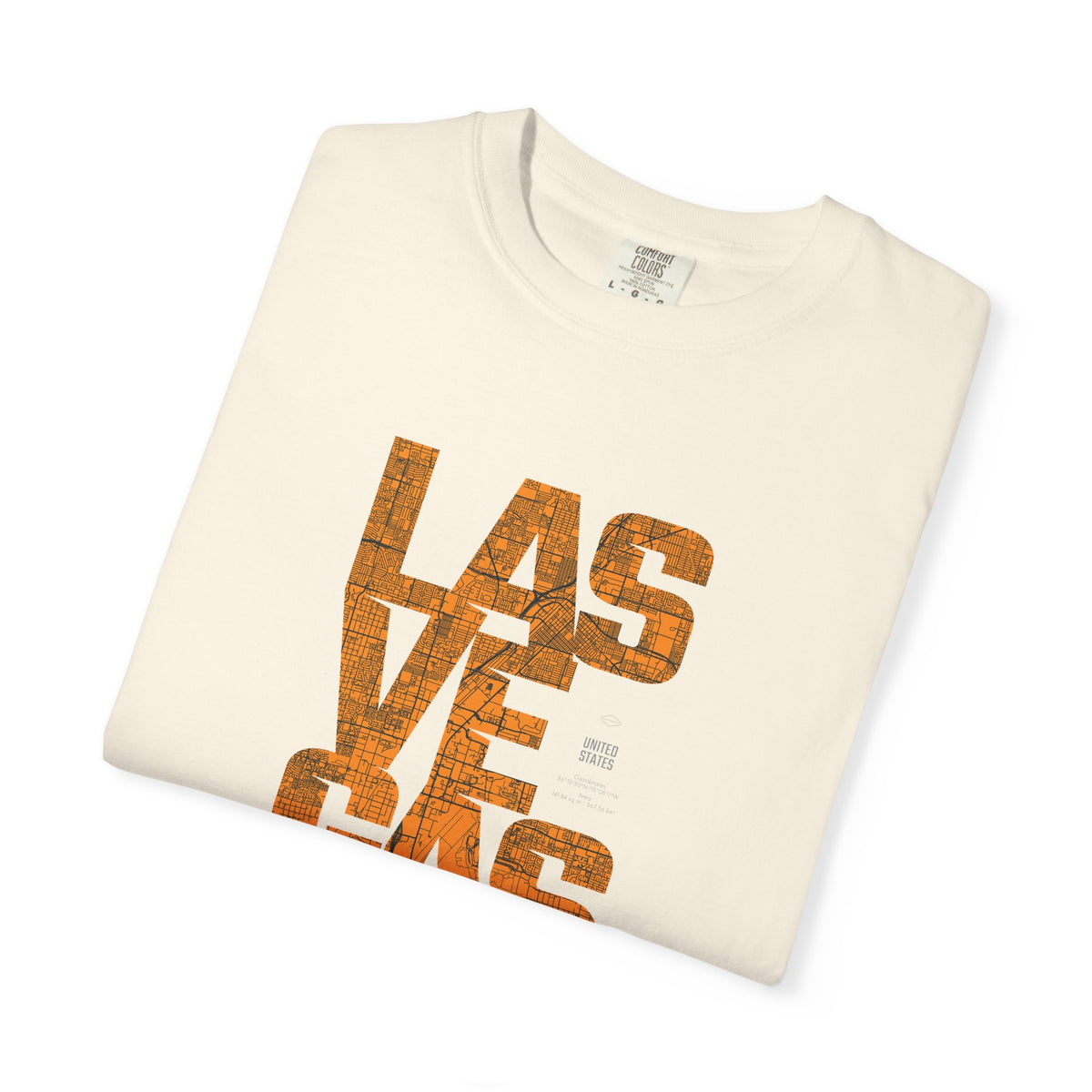 Las Vegas Vintage Text T-Shirt Printify