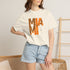 MIA MI Retro Block Graphic T-Shirt Printify