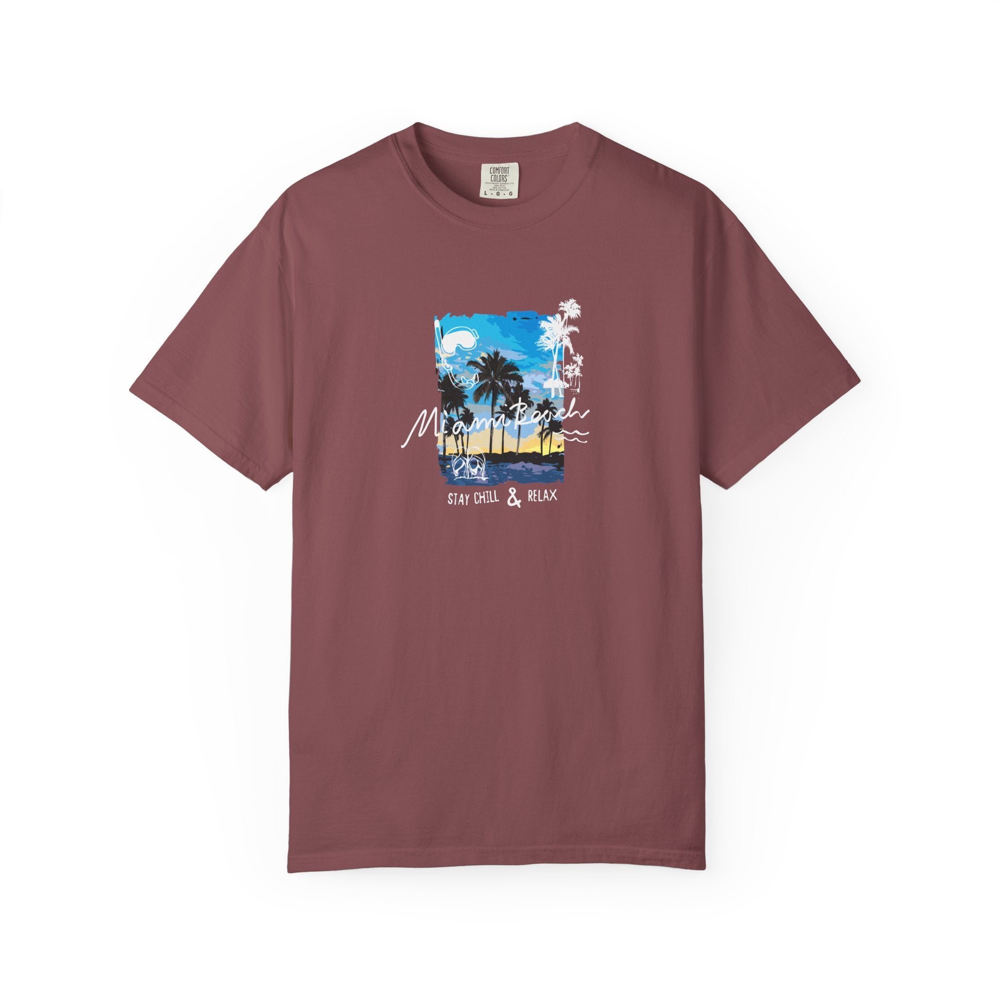Maui beach graphic t-shirt