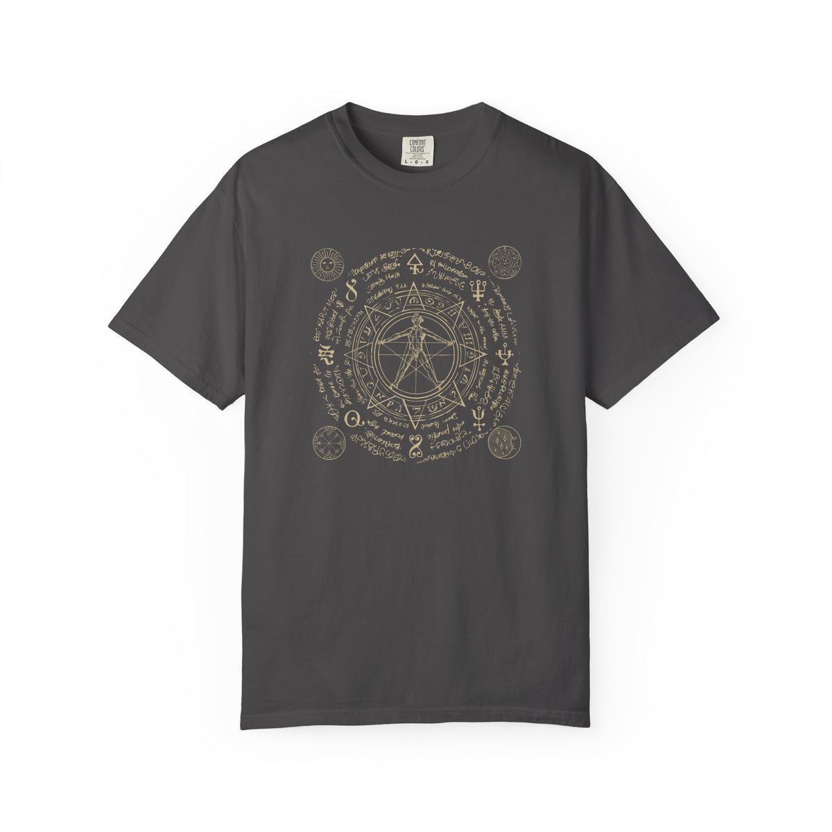 Vintage alchemy symbol graphic t-shirt