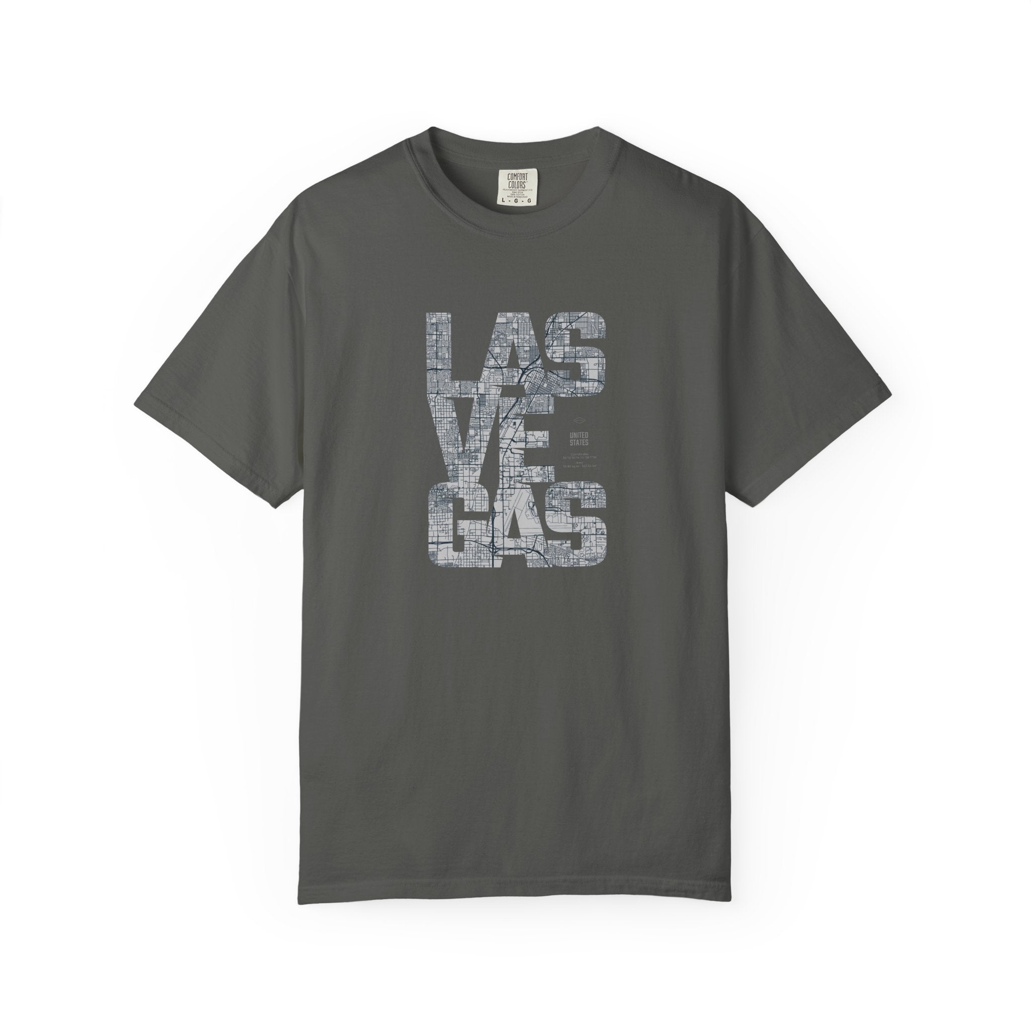 Las vegas vintage block tee