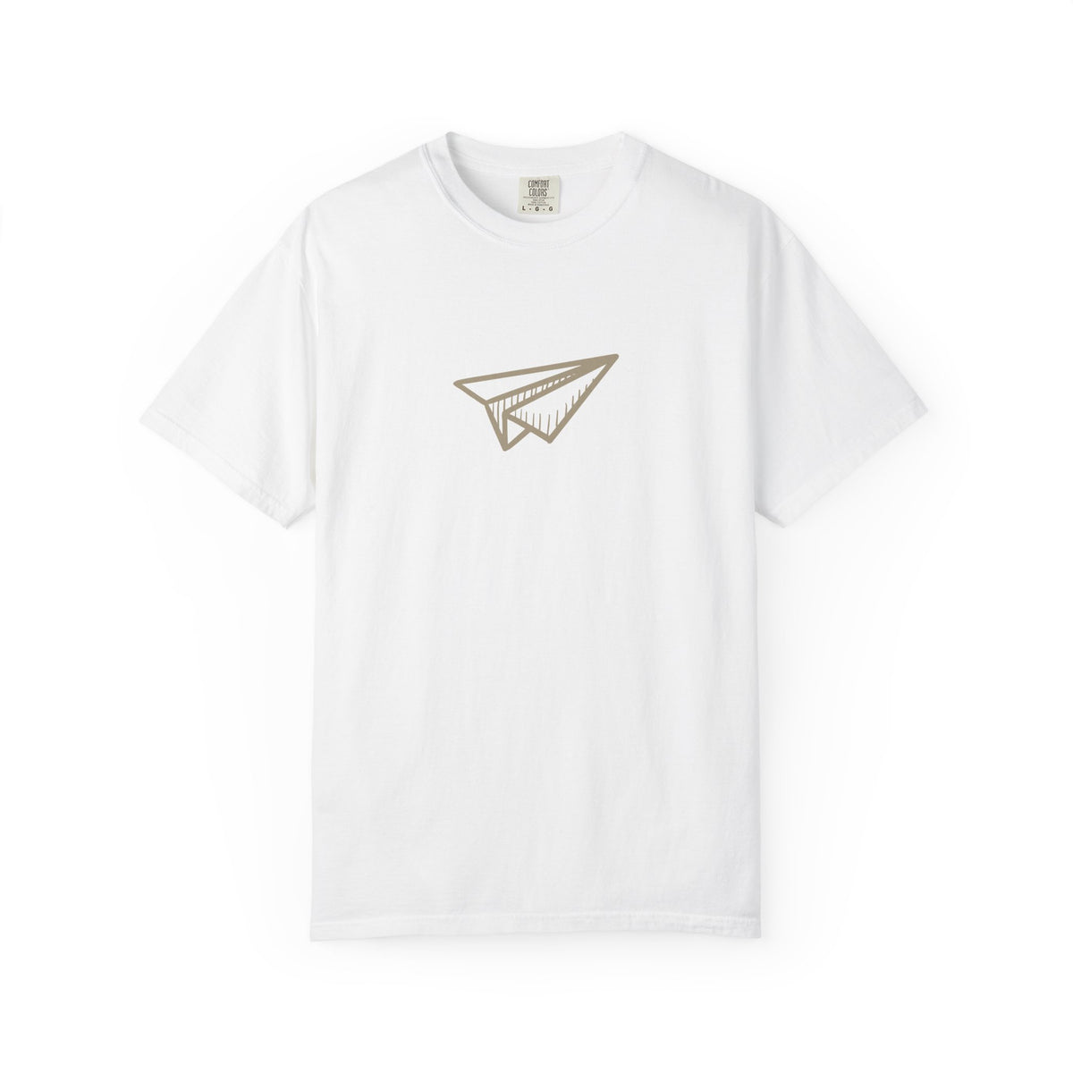 Retro paper airplane graphic t-shirt