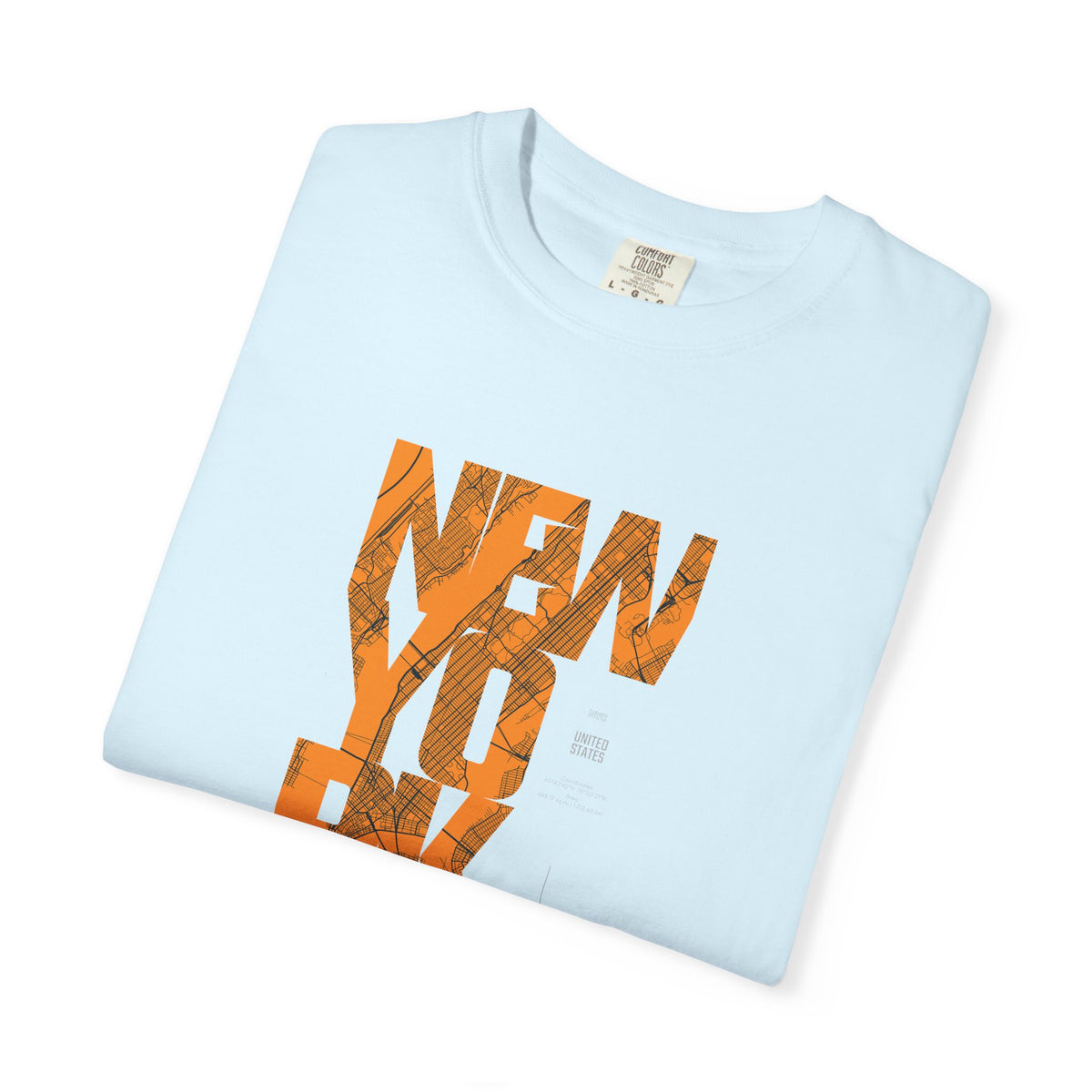 New York Typography Tee Printify