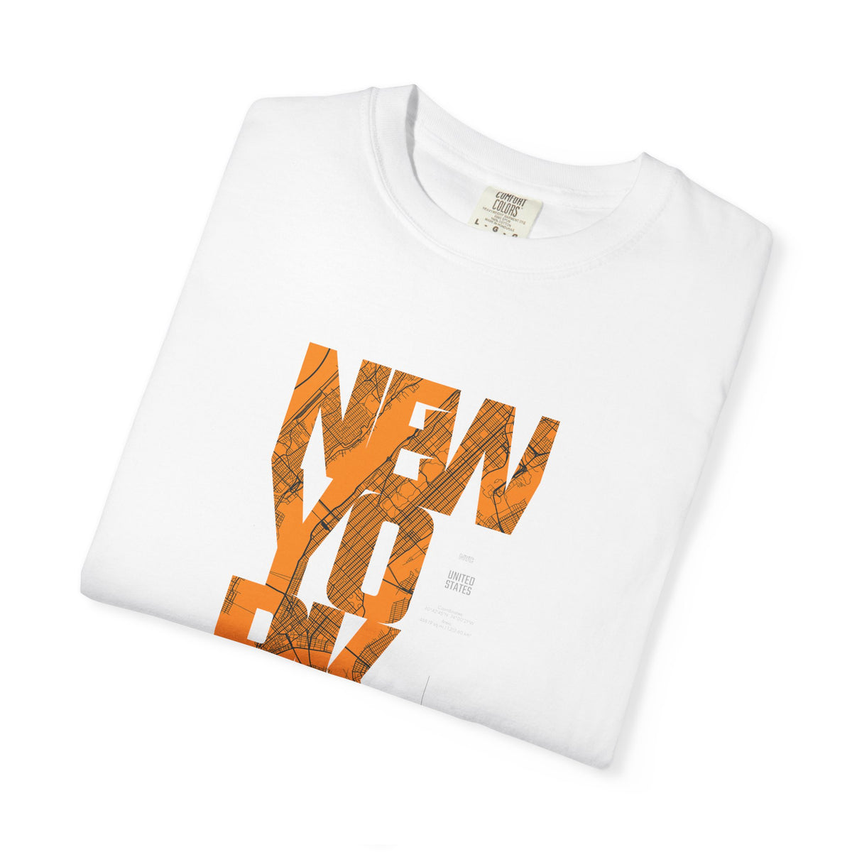 New York Typography Tee Printify