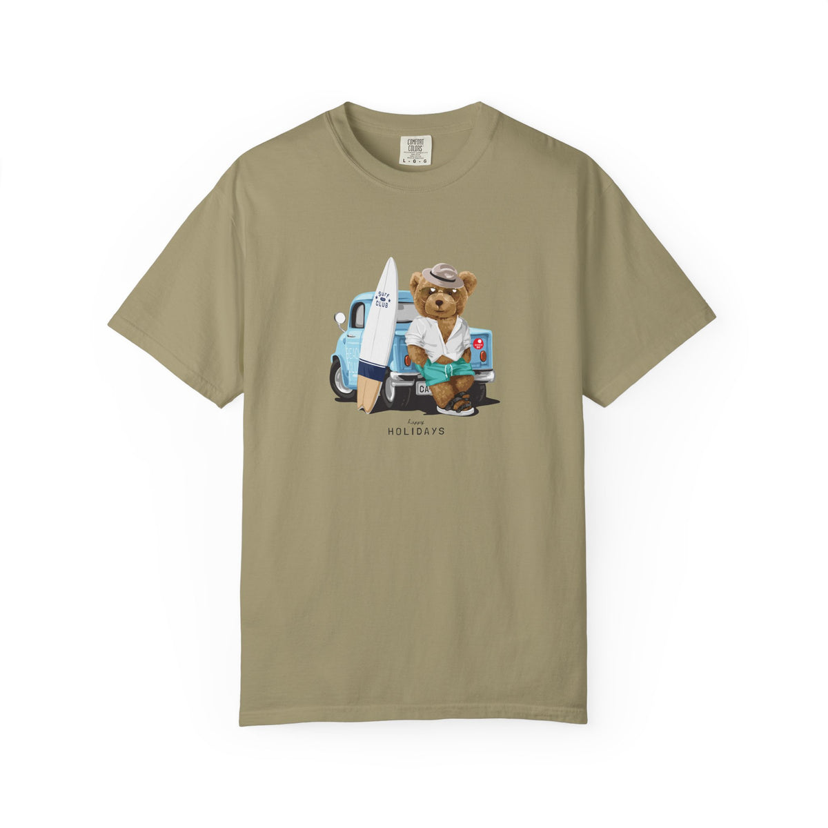 Bear vacation graphic t-shirt