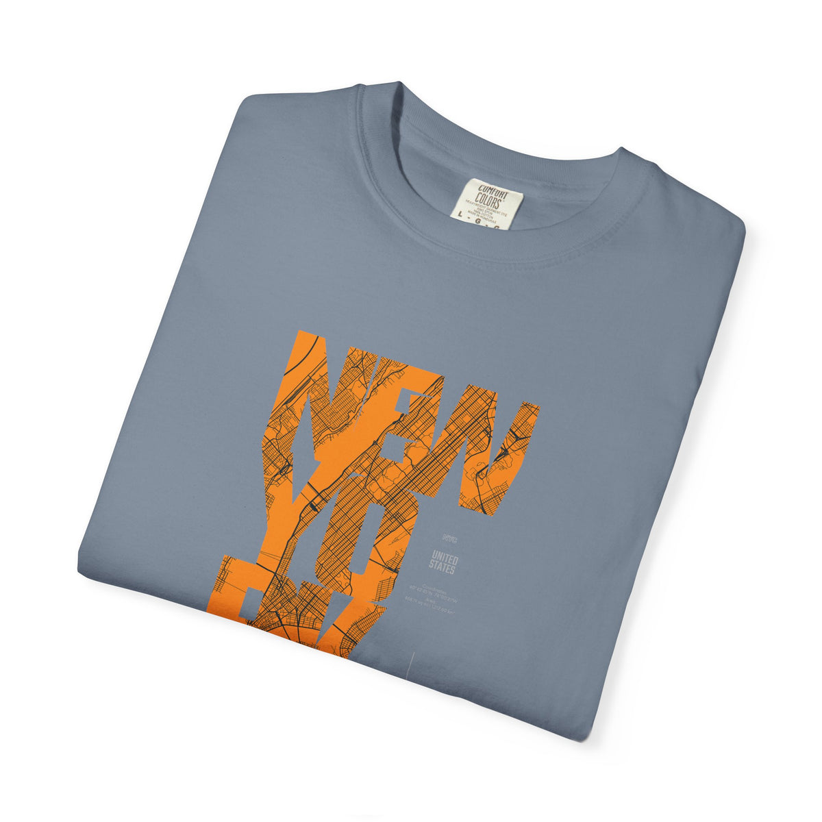 New York Typography Tee Printify