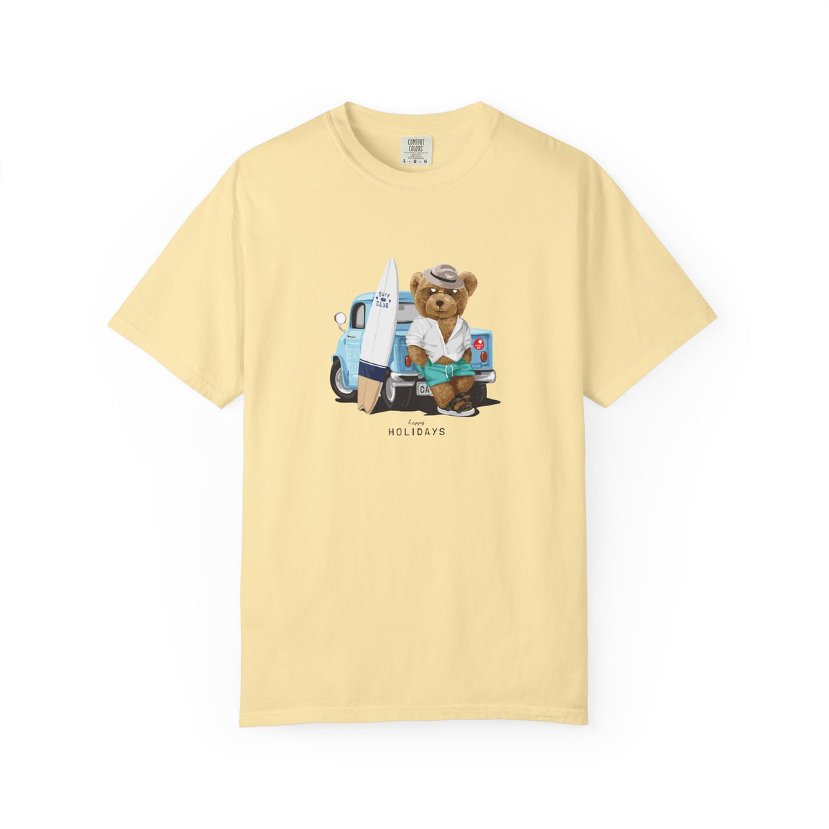 Bear vacation graphic t-shirt