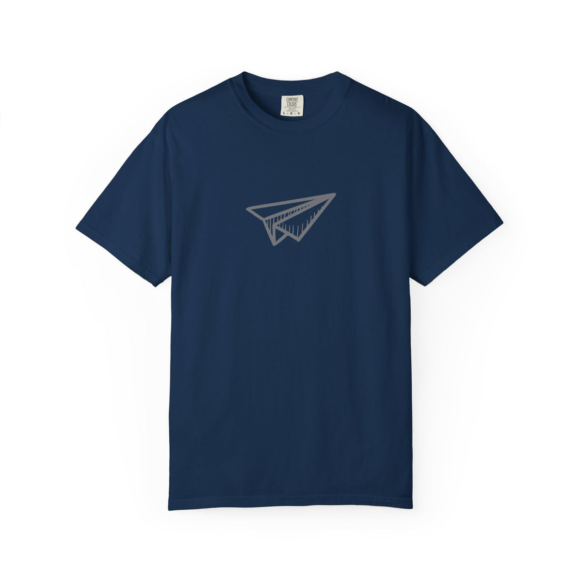 Paper airplane travel graphic t-shirt