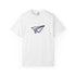 Paper airplane wanderlust graphic t-shirt