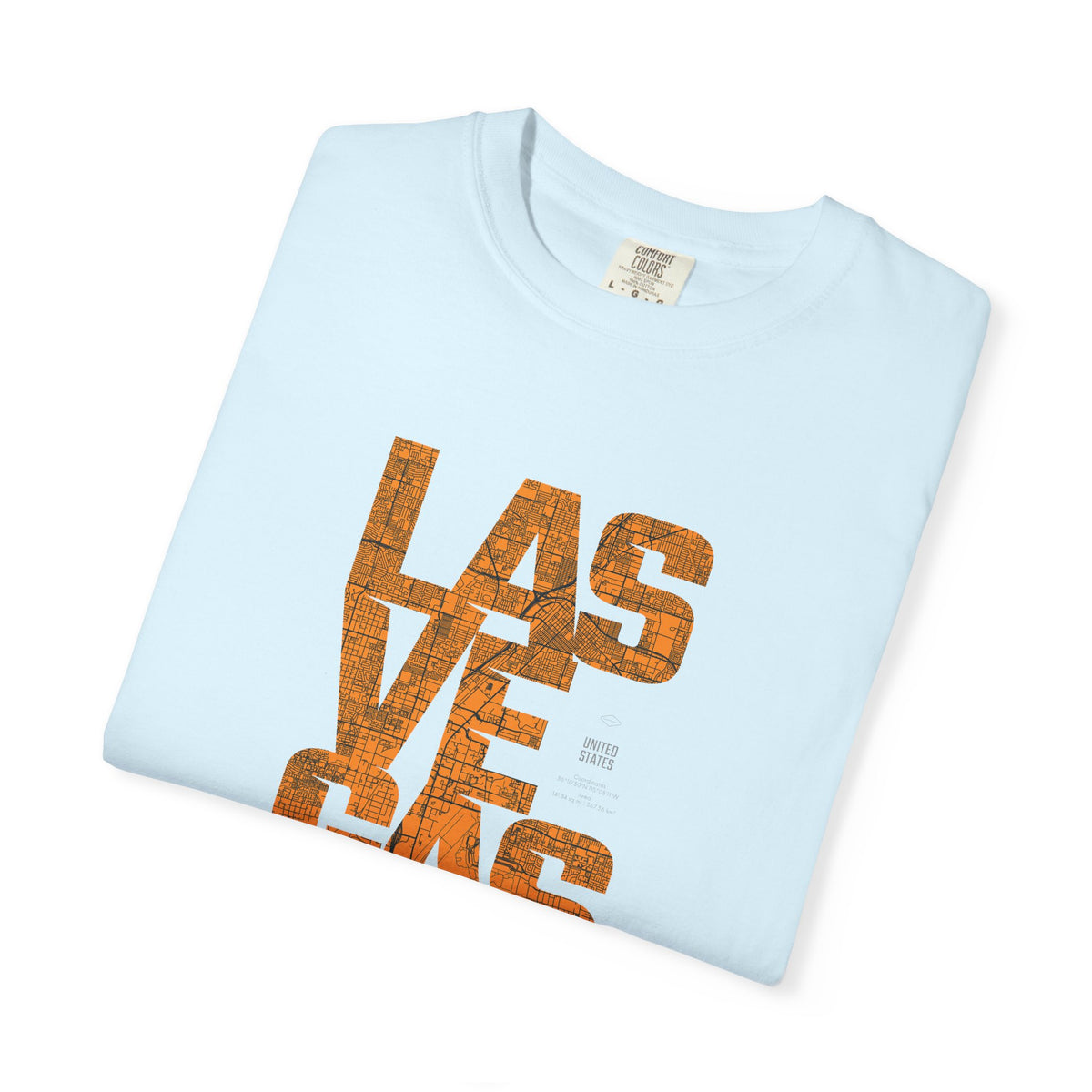 Las Vegas Vintage Text T-Shirt Printify