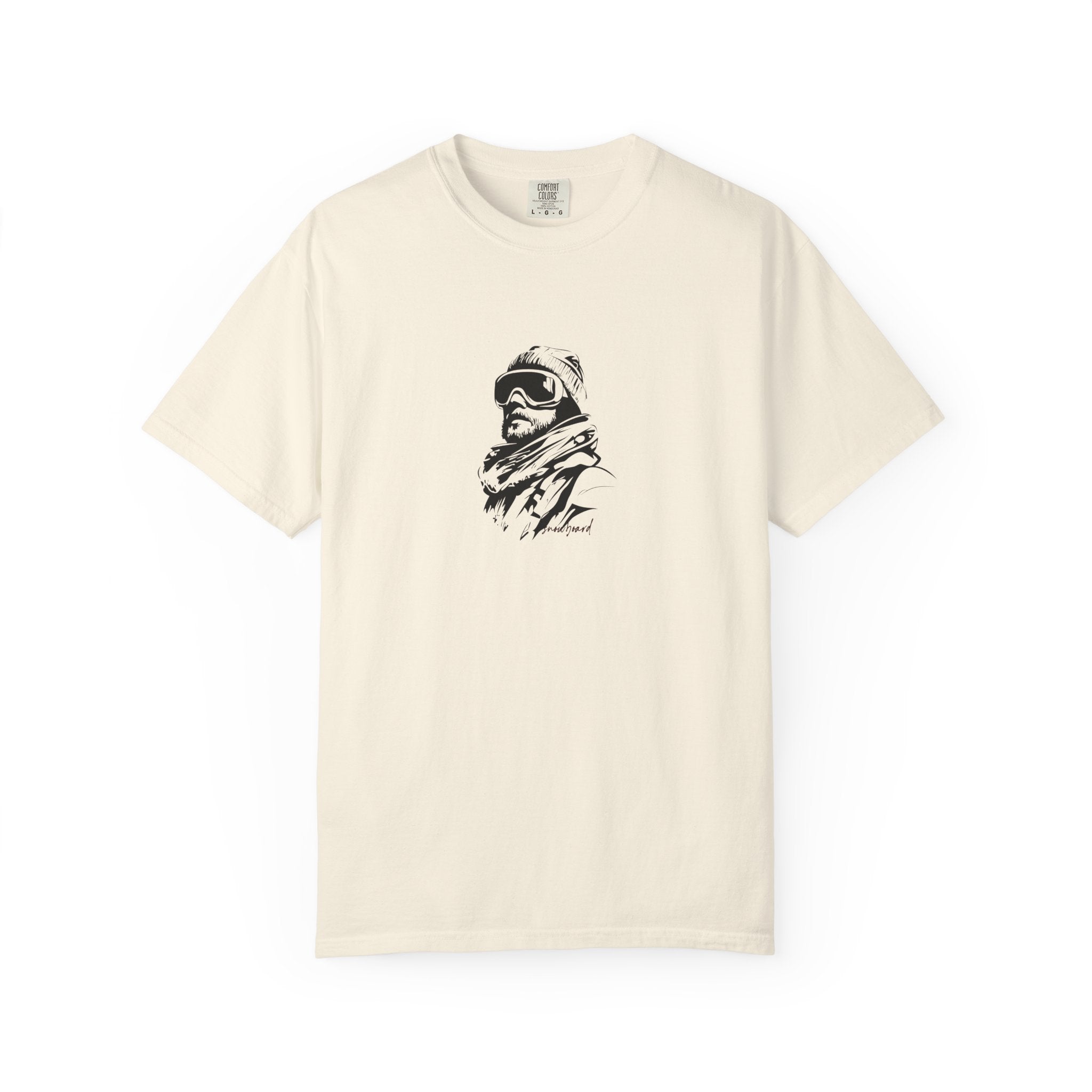 Cream adventure traveler graphic t-shirt