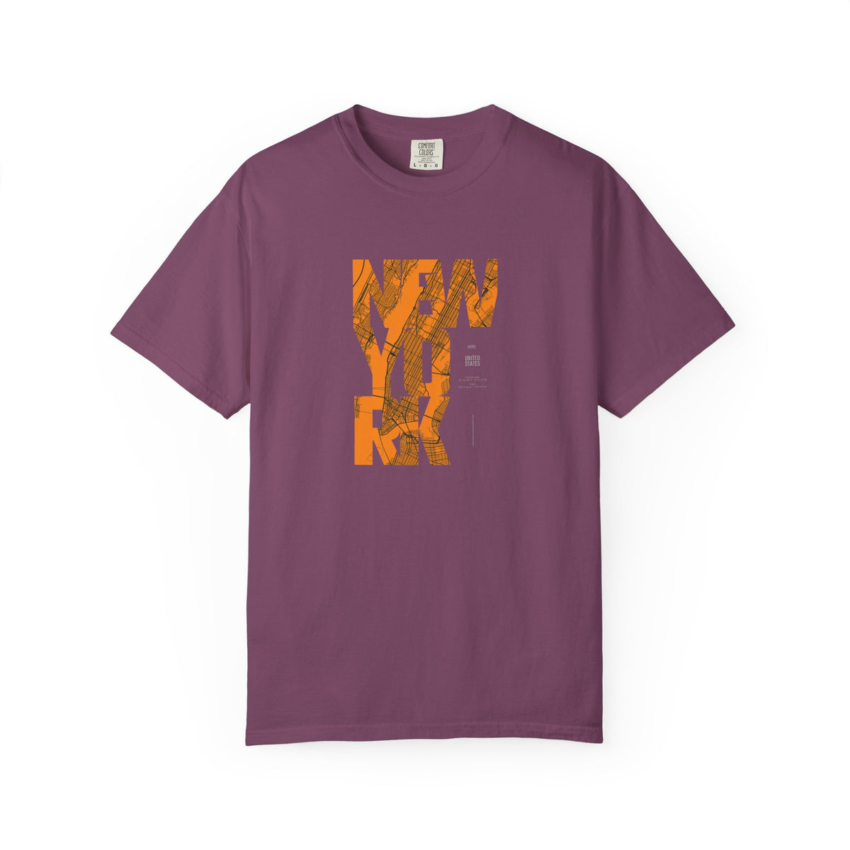 New york typography tee
