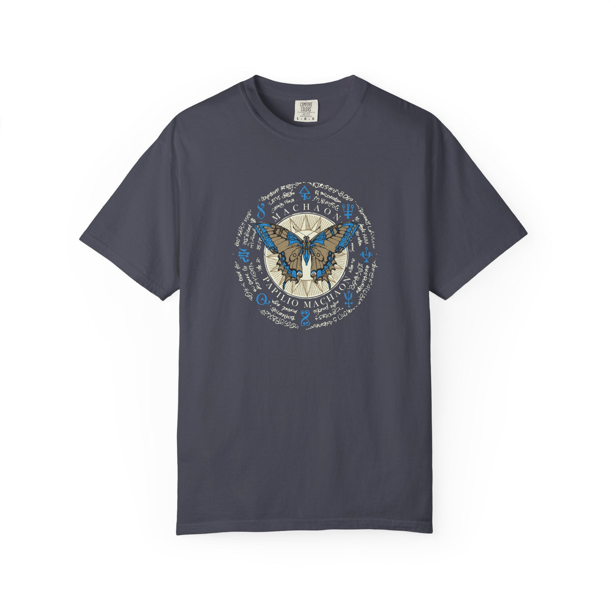 Gray t-shirt with 'Born2Prevail' text on a white background