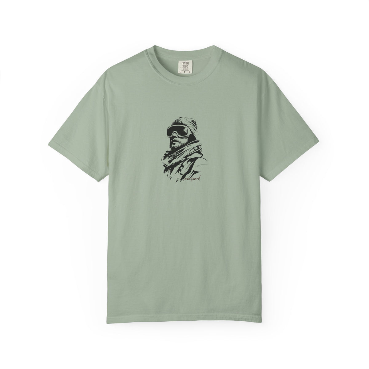 Green adventure traveler graphic t-shirt