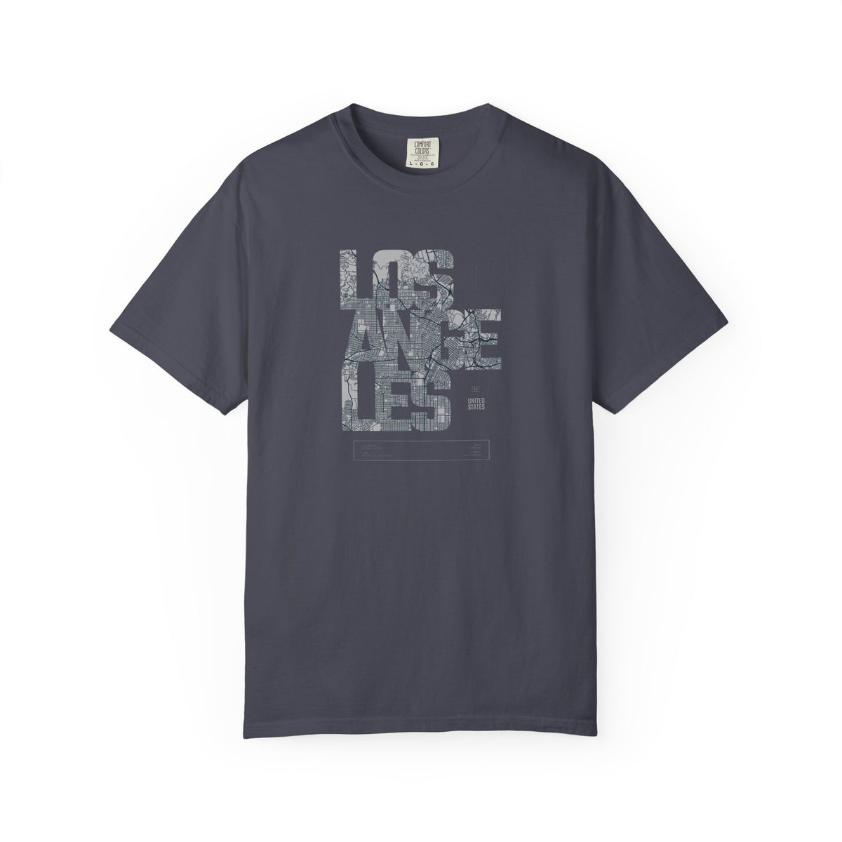 Los angeles camouflage graphic t-shirt