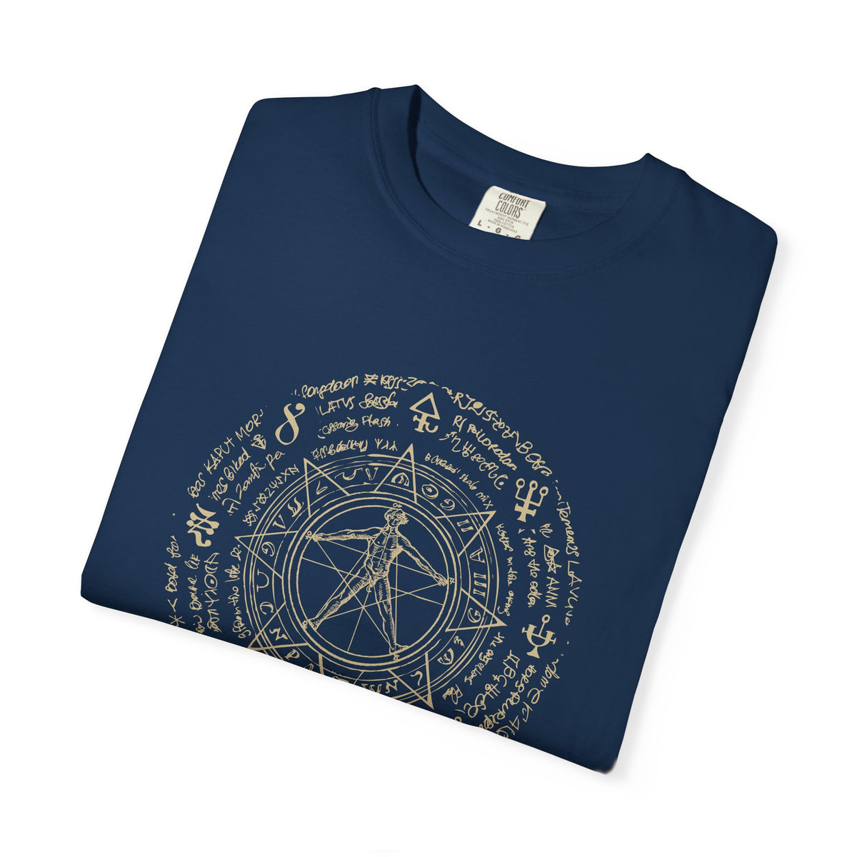 Alchemy circle occult graphic t-shirt