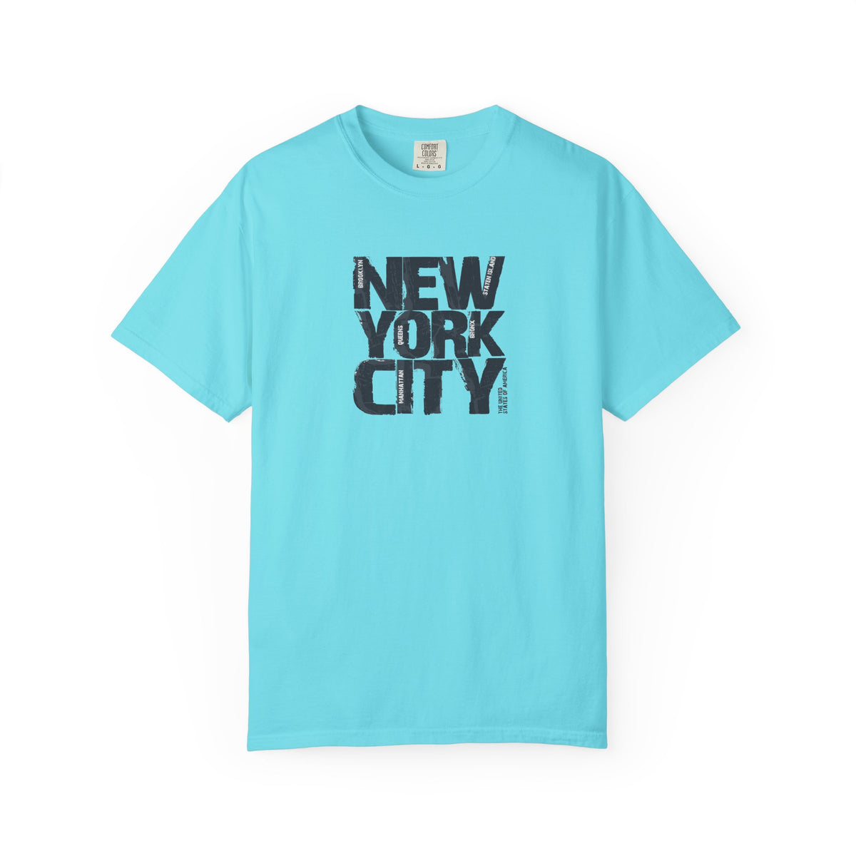 New York City Block Print T-Shirt Printify