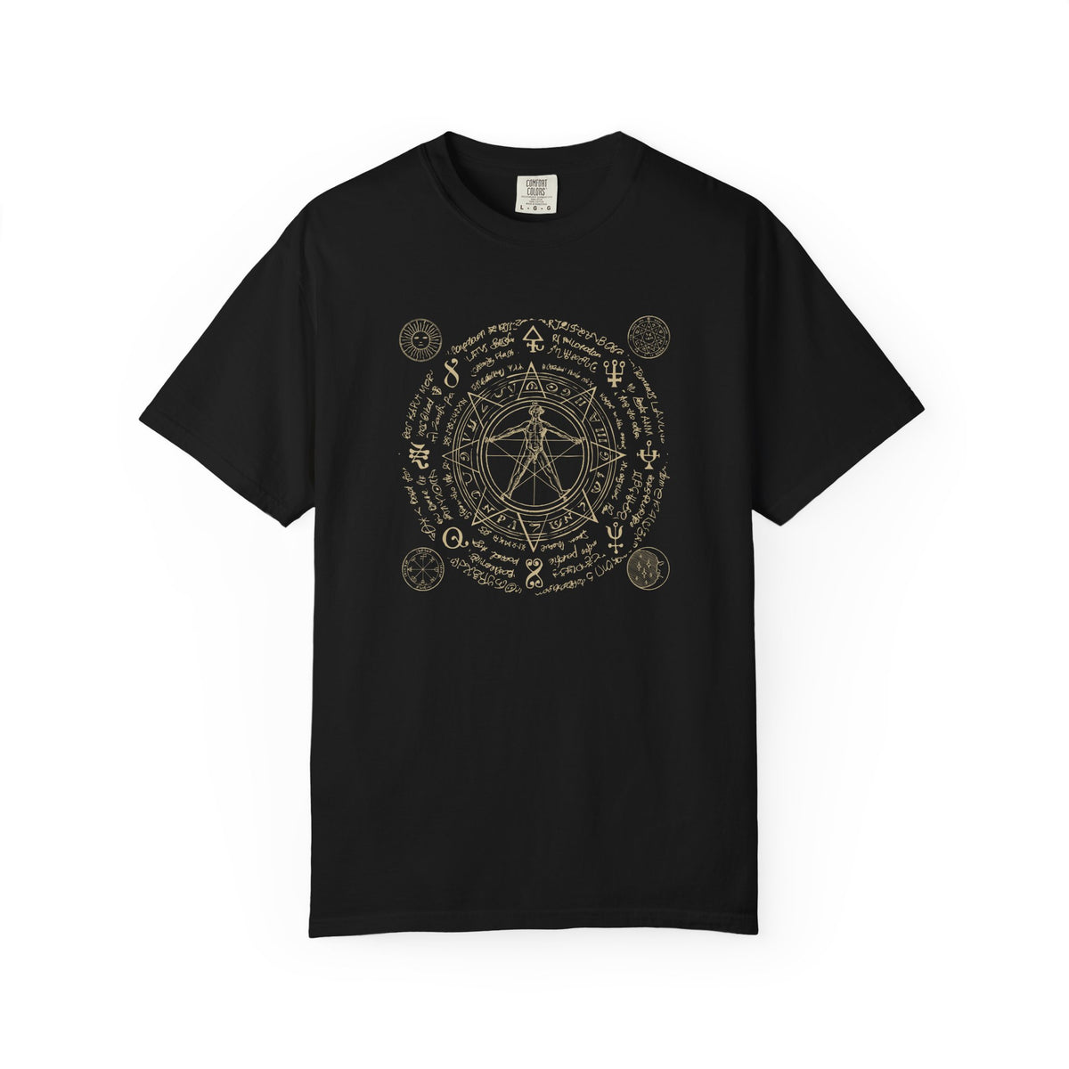 Vintage alchemy symbol graphic t-shirt