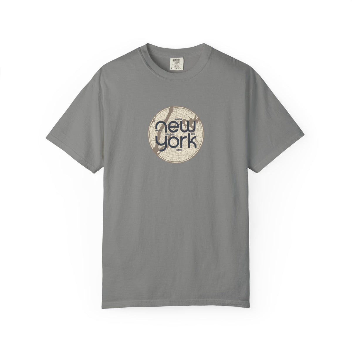 New york vintage map tee