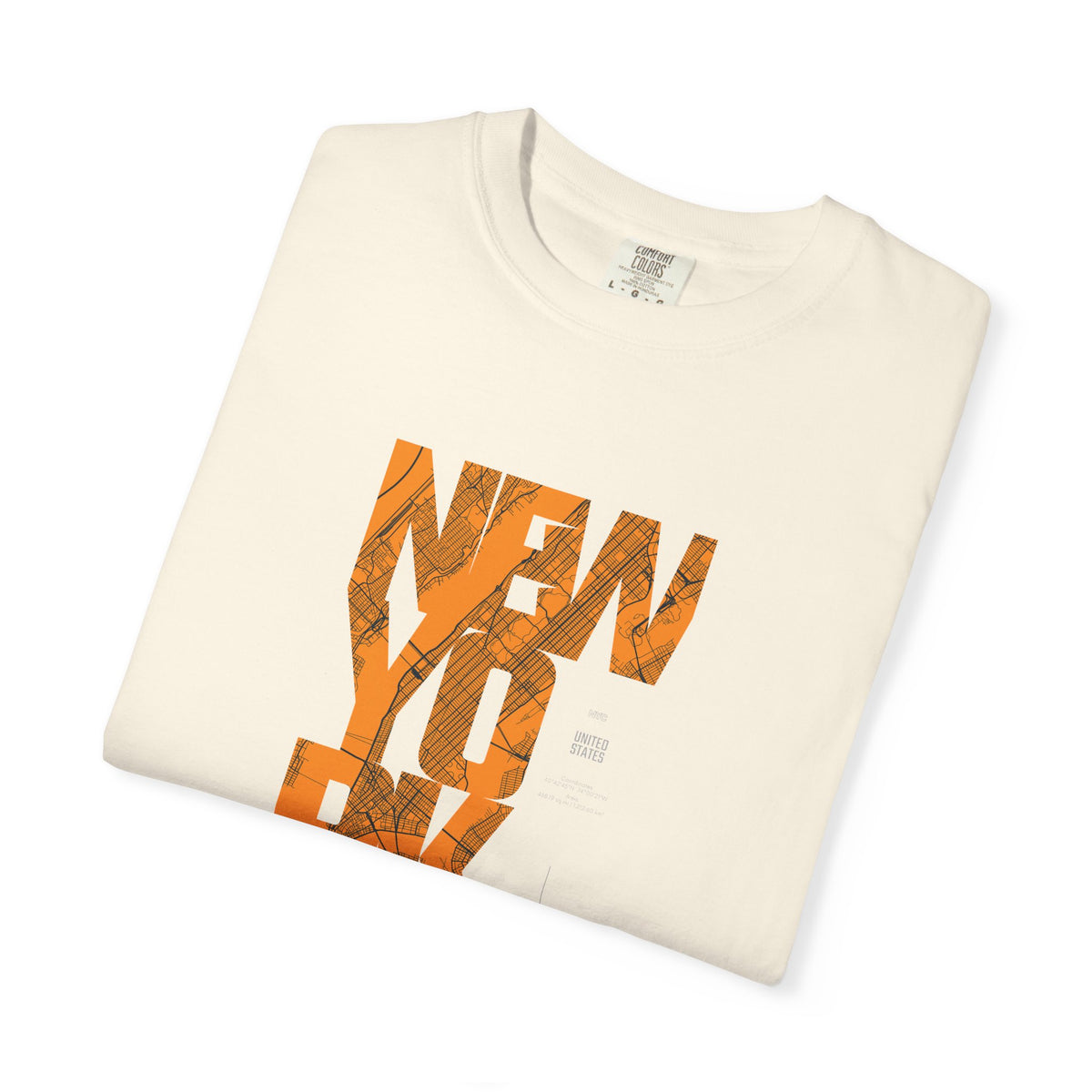 New York Typography Tee Printify