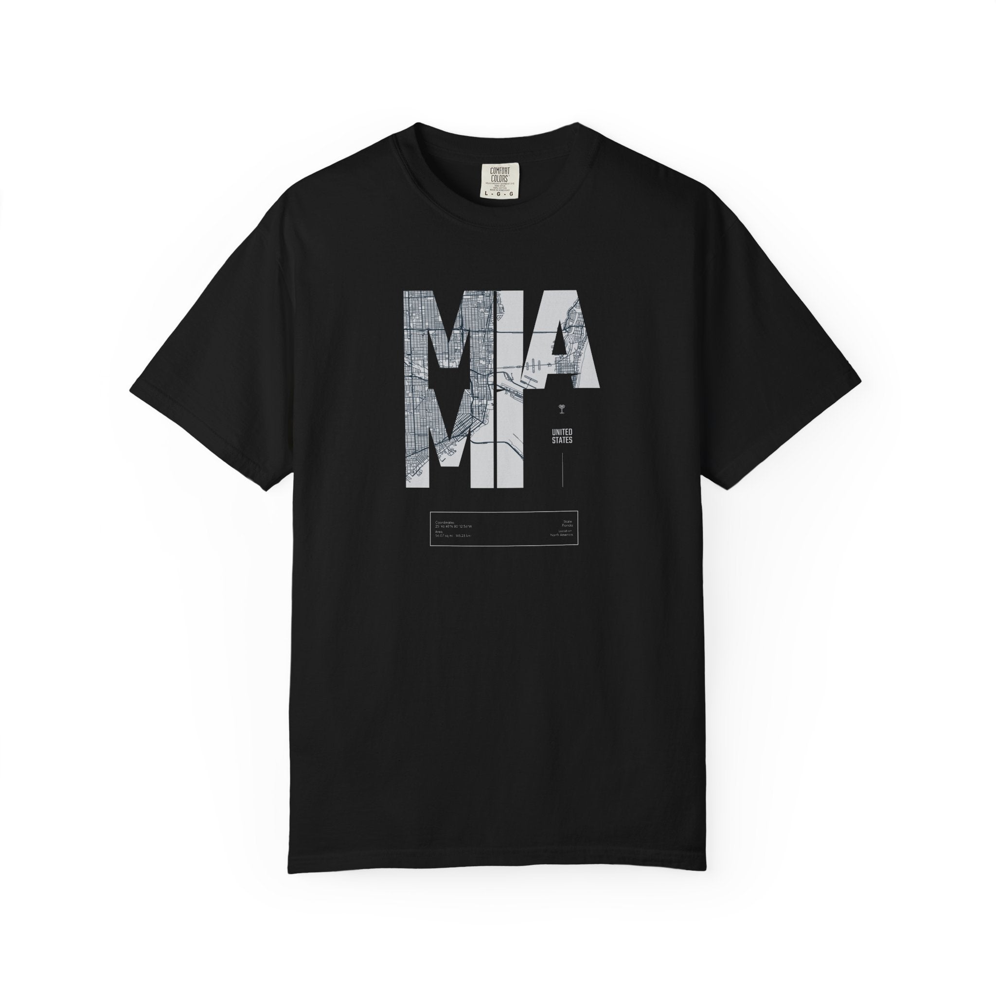 Mia surf photo graphic t-shirt