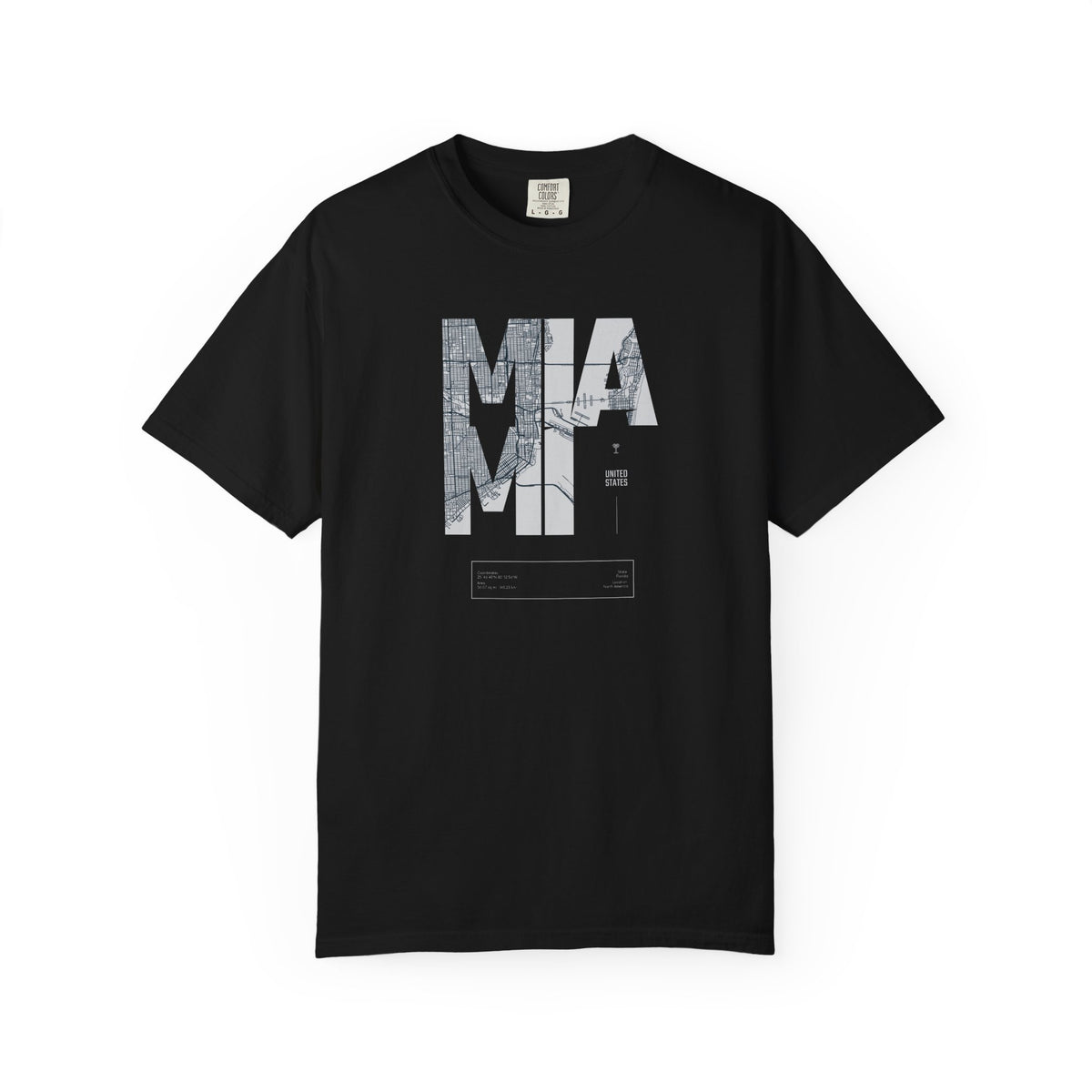 Mia surf photo graphic t-shirt