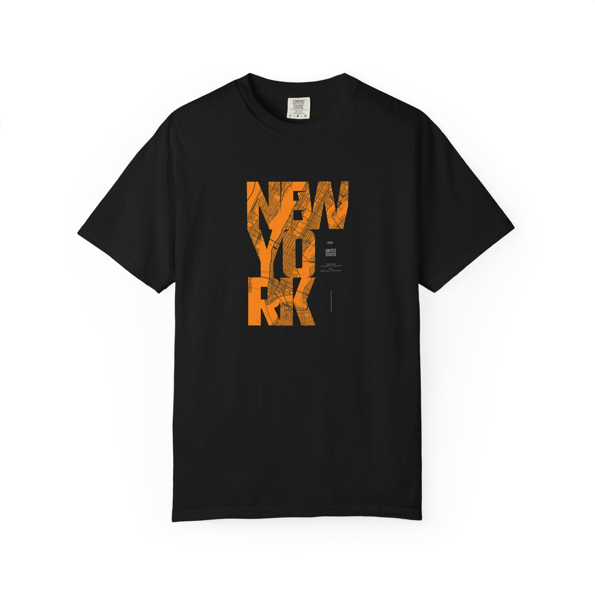 New york typography tee