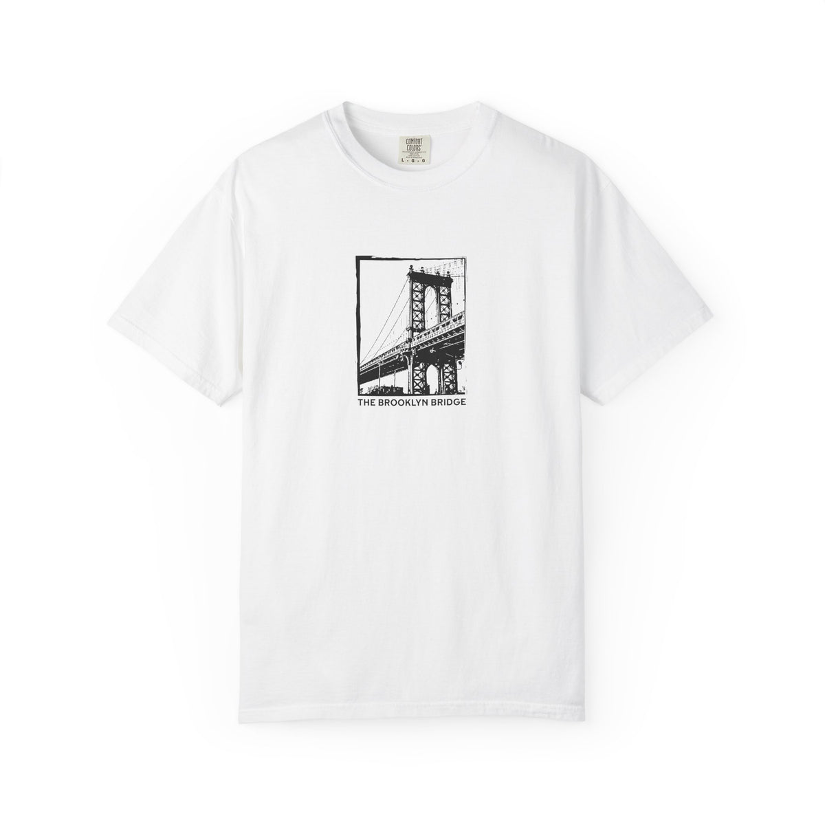 Brooklyn bridge sketch graphic t-shirt
