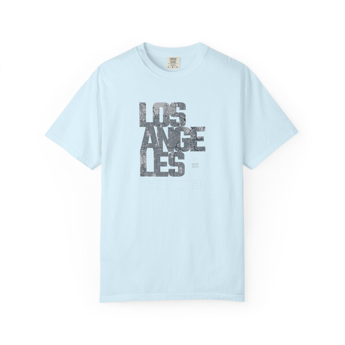 Los angeles camouflage graphic t-shirt