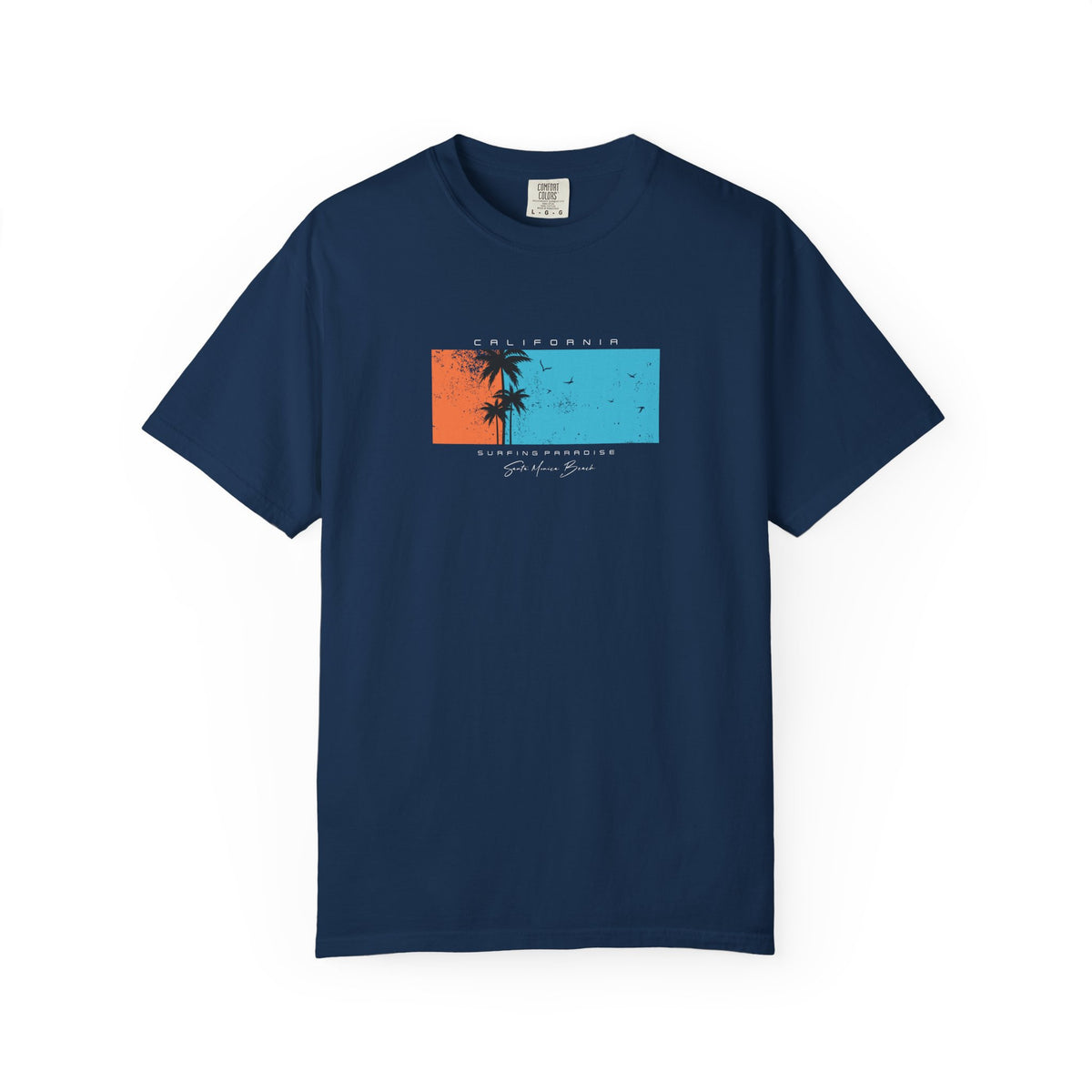 Sunset palms graphic t-shirt