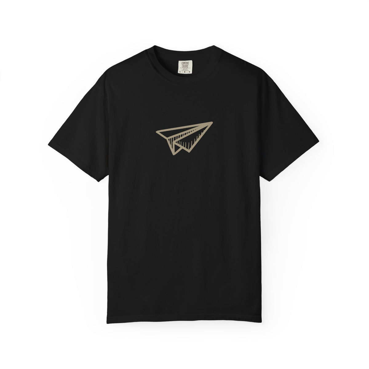 Retro paper airplane graphic t-shirt