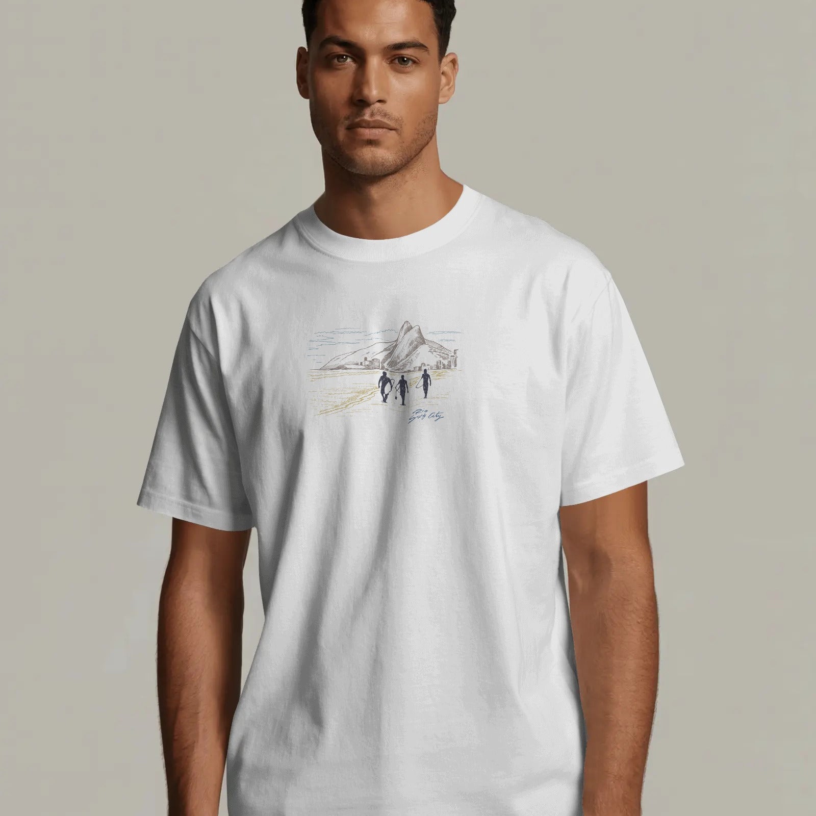 Mountain walk graphic t-shirt
